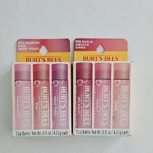 Burt's Bees Lip Balm Trio - Pink and Red Collection